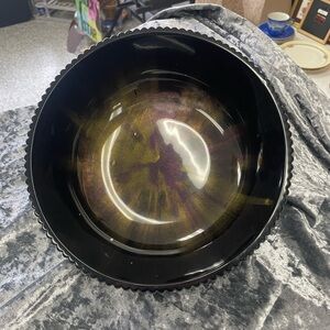 Elegant Black and Gold Decorative Bowl